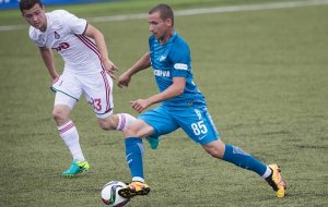 Юрий Козлов забил очередной гол за молодежку питерского 
