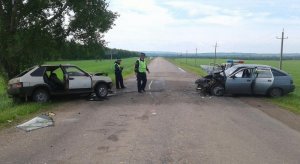 В Башкирии столкнулись два ВАЗа: водители в больнице, пассажиры травмированы
