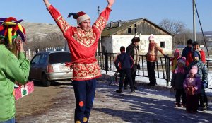 В сельском поселении Сайрановский сельсовет провели праздник Широкая Маслен ...