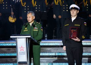 Матрос из Ишимбая получил награду из рук министра обороны РФ Сергея Шойгу