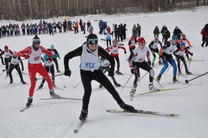 Открытие и старт лыжного марафона памяти Владимира Новожилова