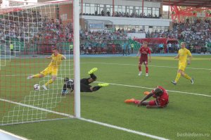 ФК «Уфа» сыграл вничью в своем первом еврокубковом матче 