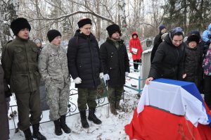 В Ишимбае перезахоронили останки  красноармейца Александра Комлева
